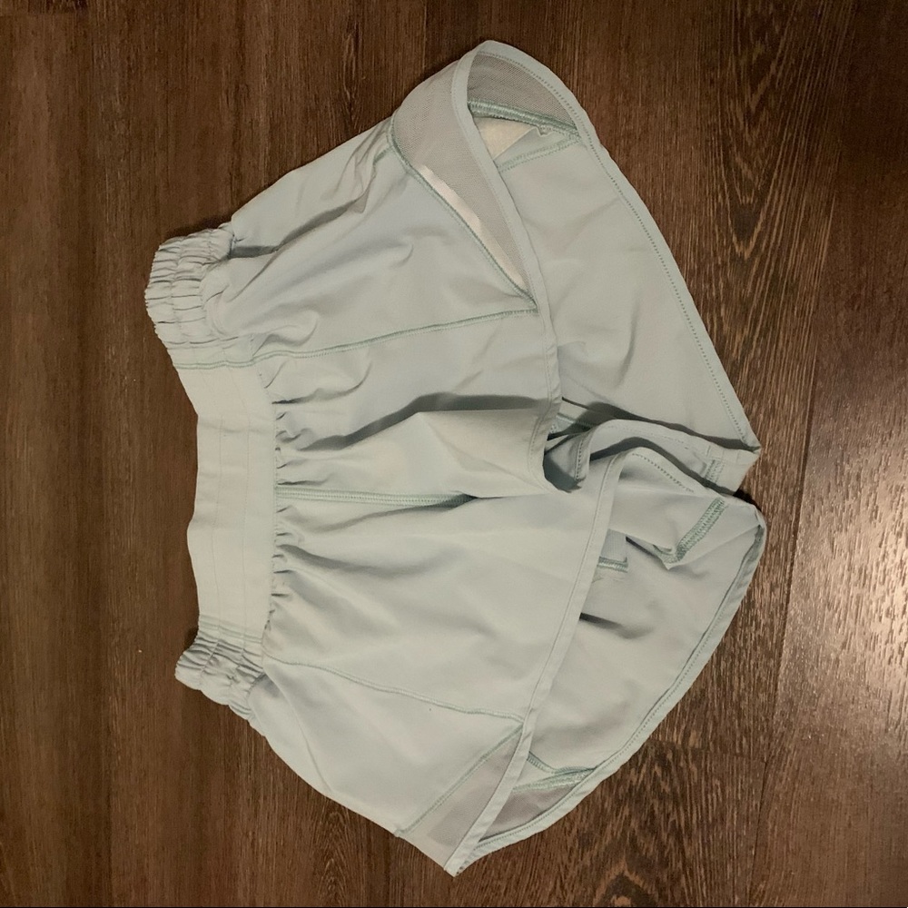 Teal Lululemon Hotty Hot Shorts